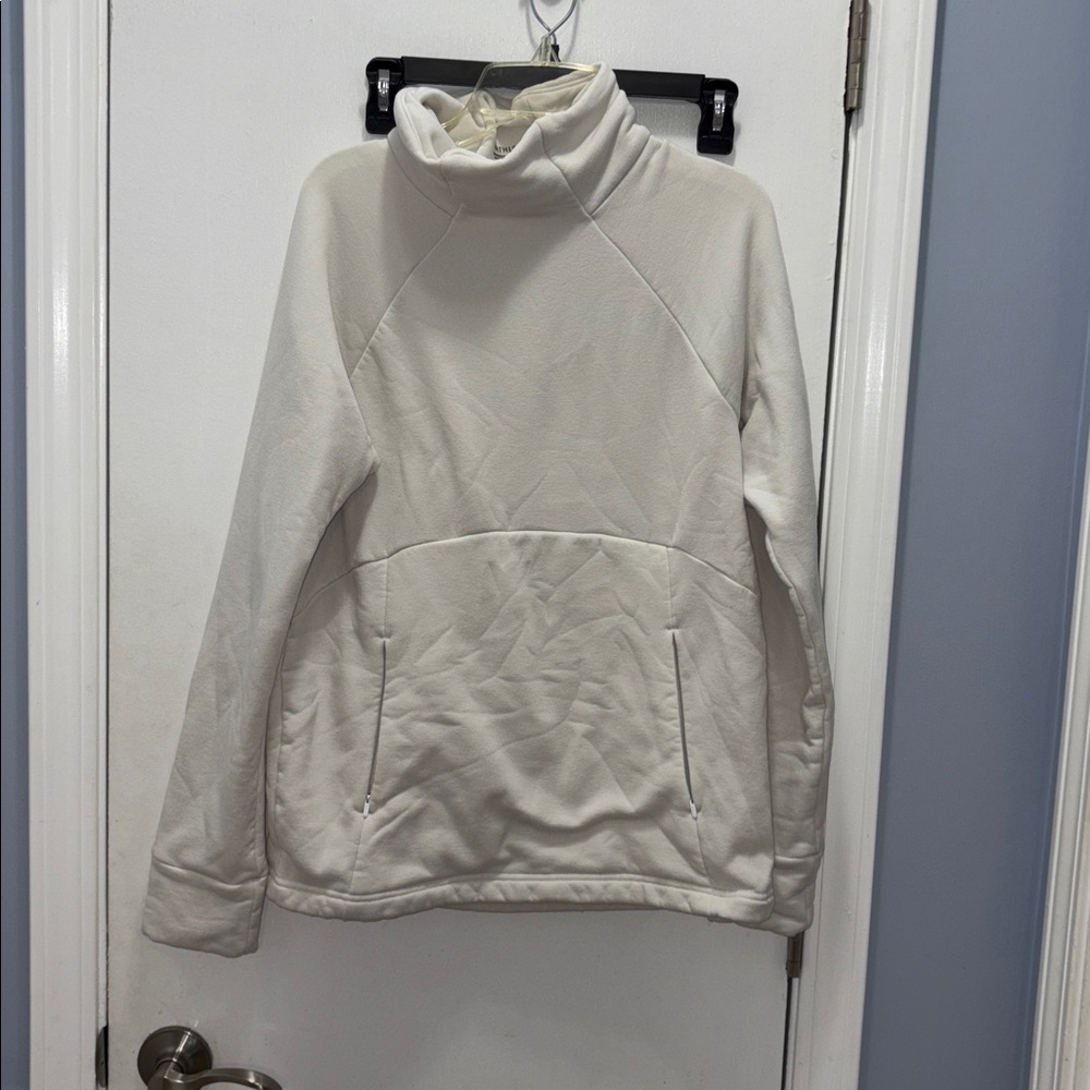 Athleta Cream Turtleneck Sweater/ sweatshirt size small